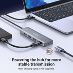 UGREEN Accessories UGREEN USB Hub 4 Ports USB to USB C & 3 USB A Multiport Adapter / 15920