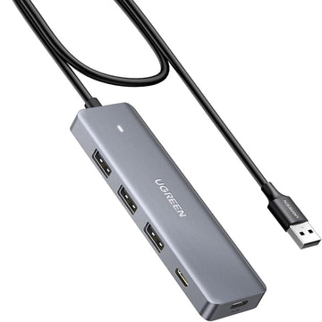 UGREEN Accessories UGREEN USB Hub 4 Ports USB to USB C & 3 USB A Multiport Adapter / 15920