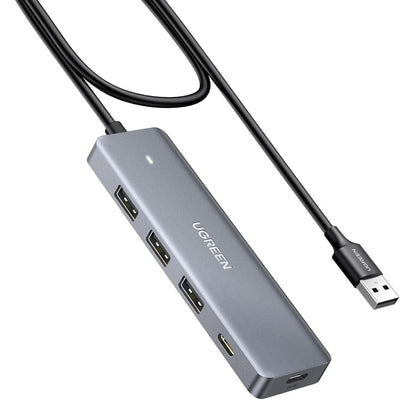 UGREEN Accessories UGREEN USB Hub 4 Ports USB to USB C & 3 USB A Multiport Adapter / 15920