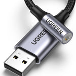 UGREEN Accessories UGREEN USB to 3.5mm Audio Jack USB A Sound Card Adapter /30757