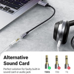UGREEN Accessories UGREEN USB to 3.5mm Audio Jack USB A Sound Card Adapter /30757