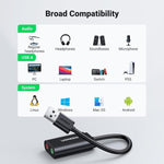 UGREEN Accessories UGREEN USB to 3.5mm Headphone Audio Adapter / US205