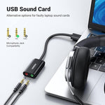 UGREEN Accessories UGREEN USB to 3.5mm Headphone Audio Adapter / US205