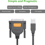 UGREEN Accessories UGREEN USB to DB25 Parallel Printer Cable 2m - 20224