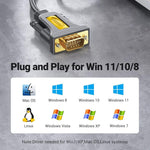 UGREEN Accessories UGREEN USB to DB9 RS-232 Adapter Cable - CR104