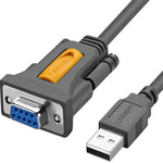 UGREEN Accessories UGREEN USB To DB9 RS-232 Serial Female Adapter 1.5m - CR104-20201
