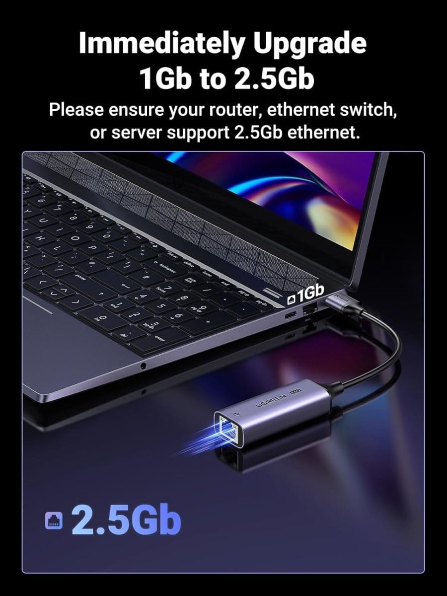 محول يوجرين USB إلى إيثرنت 2.5 جيجابت في الثانية / 25051 - متجر نصر