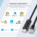 UGREEN Accessories UGREEN USB to RJ45 Console Cable (1.5m-3m) - CM204