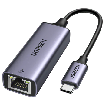 UGREEN Accessories UGREEN USB Type C to 10/100/1000M Ethernet Adapter (Space Gray) |50737