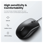UGREEN Accessories UGREEN USB Wired Keyboard & Mouse Combo – Black - MK330 /55915