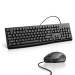 UGREEN Accessories UGREEN USB Wired Keyboard & Mouse Combo – Black - MK330 /55915