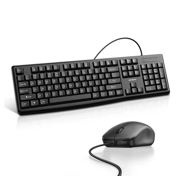 UGREEN Accessories UGREEN USB Wired Keyboard & Mouse Combo – Black - MK330 /55915