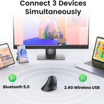 UGREEN Accessories UGREEN Vertical Mouse Wireless (Bluetooth 5.0+2.4G) / MU008