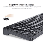 UGREEN Accessories UGREEN WIRELESS 2.4GHZ CHOCOLATE MEMBRANCE KEYBOARD (BLACK) / 25322