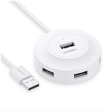 UGREEN Accessories White #20270 Ugreen HUB USB2.0 4x USB-A 480Mbps 1m / CR106