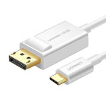 UGREEN Accessories White #40420 UGREEN 1.5M USB Type C Male To DisplayPort Female Cable 4k /MM139