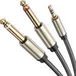UGREEN Accessories Ugreen cable audio cable mini jack 3.5mm - 2 x jack 6.35mm 2m gray / AV126