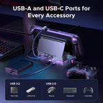 متجر نصر UGREEN DOCKING STATION 9-IN-1 MULTIPORT ADAPTER 4K120HZ DP, 100W PD, GIGABIT ETHERNET | 55733