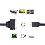 UGREEN Accessories UGREEN HDMI Male to DVI Female Adapter Cable 22cm (Black) / 20136