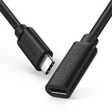 UGREEN Mobile Phone Accessories 0.5Meter #40574 Ugreen cable extension cord USB Type C 3.1 (female) - USB Type C 3.1 (male) / 40574/10387