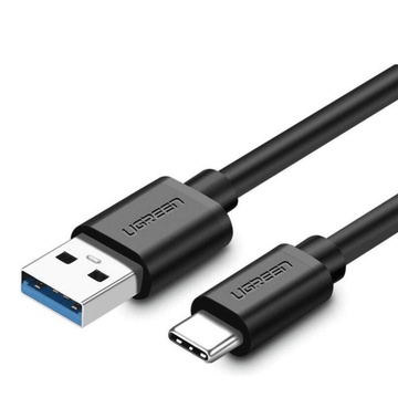 UGREEN Mobile Phone Accessories 1Meter #20882 UGREEN US184 USB3.0A Male to Type-C male Cable Nickel Plating / US184
