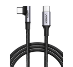 UGREEN Mobile Phone Accessories 1Meter #70643 UGREEN 100W Right Angle USB C to USB C Fast Charging Cable / US334