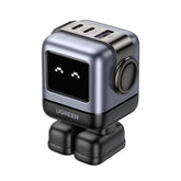UGREEN Mobile Phone Accessories 25685B #Black UGREEN Uno Charger 65W RobotGaN 3 Port Fast Charger Robot (EU) | CD361