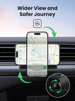 UGREEN Mobile Phone Accessories 25925 /UGREEN MagSafe Car Mount Charger, Magnetic Wireless Car Charger, Fast Charge Auto-Alignment Air Vent Car Phone Holder