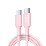 UGREEN Mobile Phone Accessories 2Meter Pink #65252 UGREEN USB-C to USB-C PD Fast Charging Braided Cable 5A Max /Multicolor/ L502