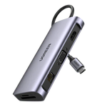 UGREEN Mobile Phone Accessories 80133 | UGREEN  10 in 1 Multifunction Adapter (Space Gray)