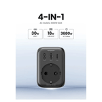 UGREEN Mobile Phone Accessories 90613 | UGREEN Nexode | 4-in-1 Multiple Socket