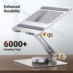 UGREEN Mobile Phone Accessories 90849 / Ugreen Swivel & Full Angle Hover Adjustable & Foldable Laptop Stand horizontal rotation 360 (201mm) Up To 17.3"  (Silver)