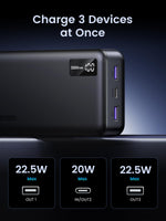 UGREEN Mobile Phone Accessories Black #25683 UGREEN-C Power Bank 20000mAh 22.5W Two-way Fast Charging with Digital Display Black | PB312 - Acc