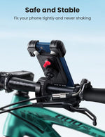UGREEN Mobile Phone Accessories Black #60548 UGREEN-C Bike & Motorcycle Phone Mount 360° Rotation with Security Lock Black | LP494 - Acc