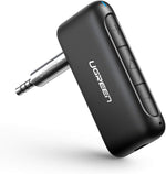UGREEN Mobile Phone Accessories Black #70303 UGREEN-C Bluetooth 5.0 Receiver Car Aux Adapter with Built-in Mic Black | CM276 - Acc