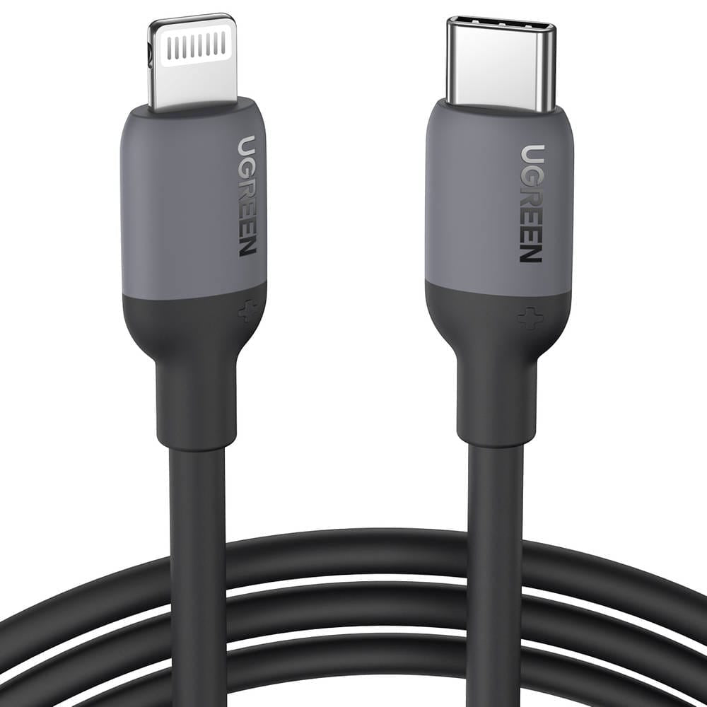 كابل شحن UGREEN Lightning إلى USB-C PD بطول 1 متر / 20304-20313-60625-20308 - متجر نصر