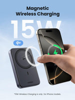 UGREEN Mobile Phone Accessories Gray #45763 UGREEN-C Qi2 Magnetic Wireless Power Bank 10000mAh 15W Wireless 30W USB-C Gray | PB761 - Acc