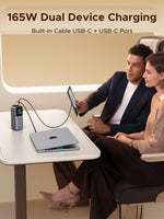UGREEN Mobile Phone Accessories Gray #55987B UGREEN-C Nexode Power Bank 20000mAh 165W with Retractable USB-C Cable Gray | PB726 - Acc