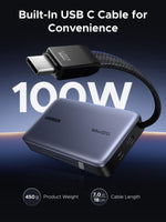 UGREEN Mobile Phone Accessories Gray #55992B UGREEN-C Nexode Power Bank 20000mAh 145W with Built-in USB-C Cable Gray | PB551 - Acc