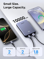 UGREEN Mobile Phone Accessories Gray #75131B UGREEN-C Zapix Power Bank 10000mAh 20W Two-way Fast Charging with Digital Display Gray | PB507 - Acc