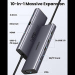UGREEN Mobile Phone Accessories UGREEN 10 in 1 Hub | USB-C | 15601