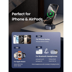 UGREEN Mobile Phone Accessories UGREEN 2-in-1 Qi2 Magnetic Foldable Fast Charging Station | 35316