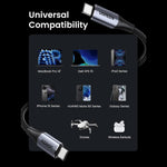 UGREEN Mobile Phone Accessories UGREEN 240W USB-C to USB-C Charging Cable, USB 3.1 Gen 2 10Gbps 4K@60Hz (1M) | 80150
