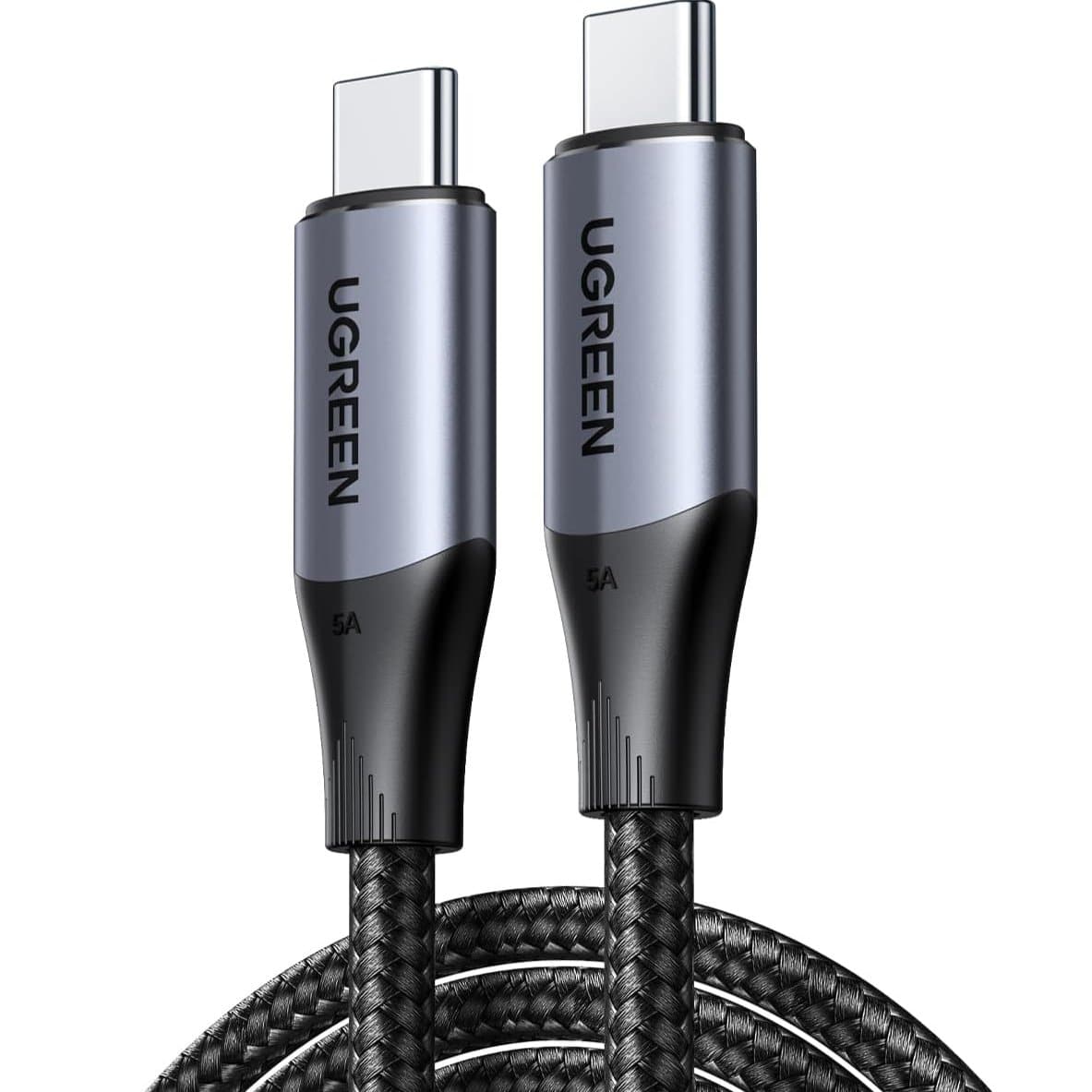 كابل شحن UGREEN 240 واط USB-C إلى USB-C، USB 3.1 الجيل الثاني 10 جيجابت في الثانية 4K@60Hz (1 متر) / US355 - متجر نصر