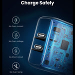 UGREEN Mobile Phone Accessories UGREEN 40W USB C Charger 2-Port USB-C Power Supply PD 3.0 Charger Double 20W | 10343