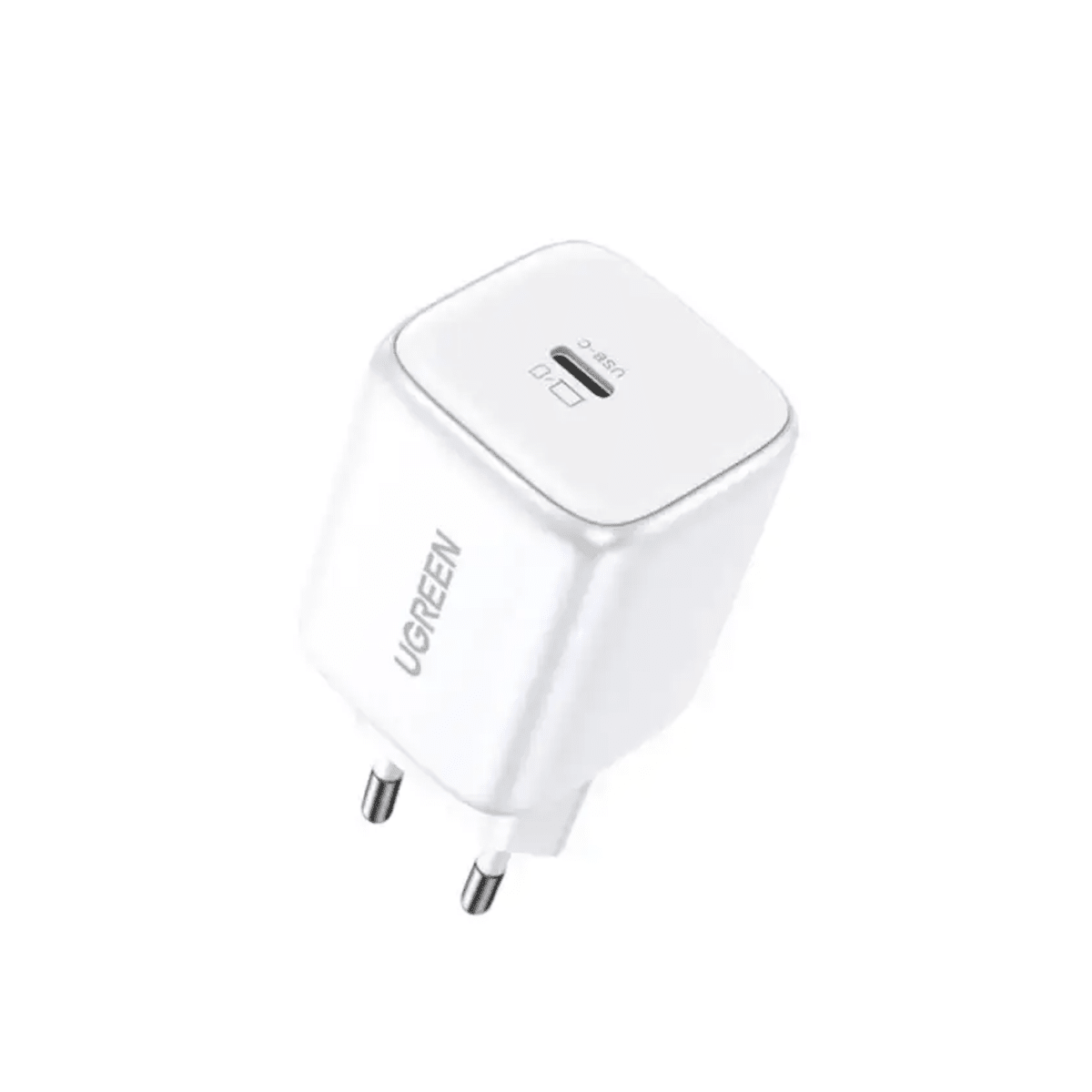 شاحن UGREEN السريع بقوة 45 واط بمنفذ USB-C بتقنية GaN، لون أبيض، إصدار الاتحاد الأوروبي / X524 - 65053 - متجر نصر