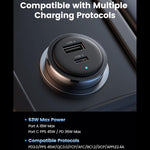 UGREEN Mobile Phone Accessories UGREEN 63W USB-C Car Charger PPS 45W PD Fast Charging 2-Port | 90645