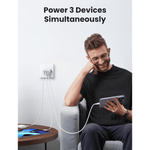 UGREEN Mobile Phone Accessories UGREEN 65W USB C Charger, 3 Ports Compact Fast Wall Charger Block |90496