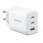 UGREEN Mobile Phone Accessories UGREEN 65W USB C Charger, 3 Ports Compact Fast Wall Charger Block |90496