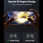 UGREEN Mobile Phone Accessories UGREEN Angled USB-C Male To Angled USB 2.0 A Male 3A Data Cable(90°Angle)/US176